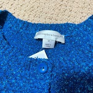 Christopher & Banks quarter button sweater